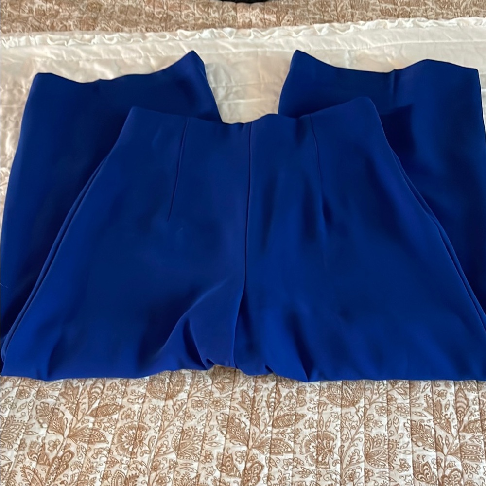 Zara Blue Cropped Pants
